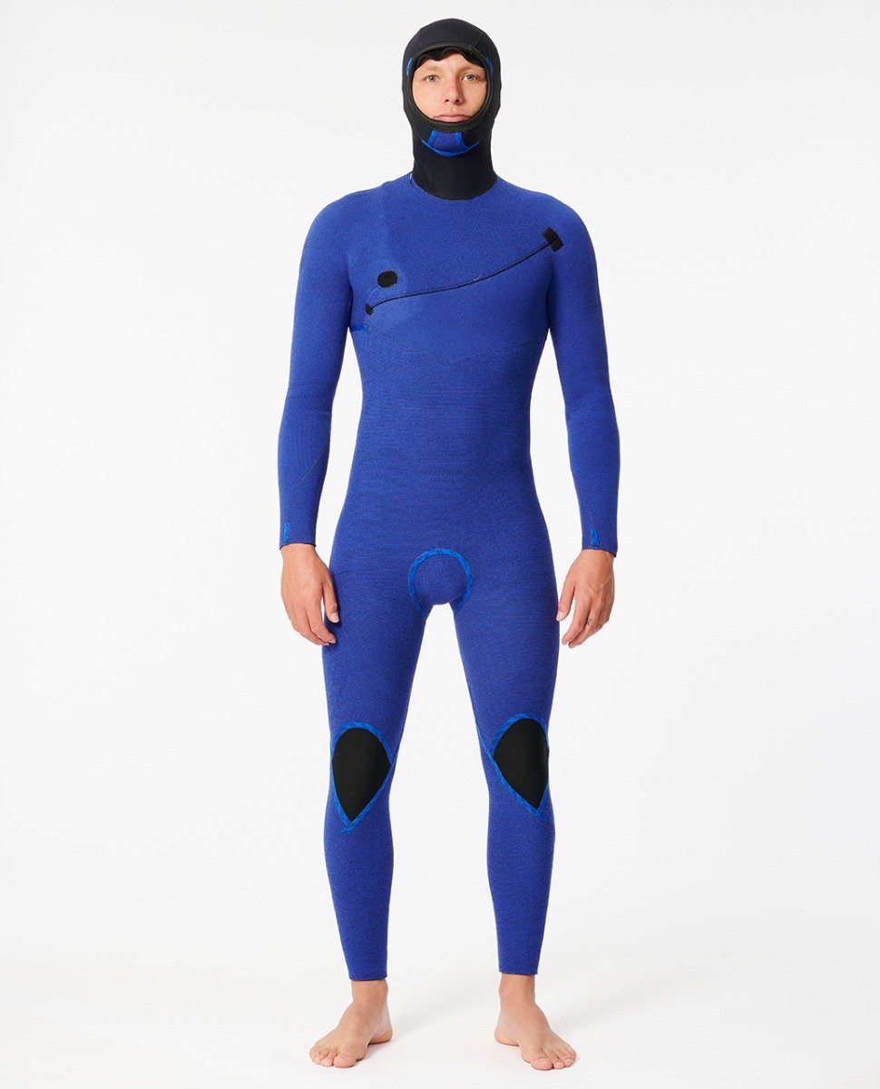 Rip Curl E-Bomb 5/4mm Hooded Zip Free Winter Wetsuit 2025 - Black