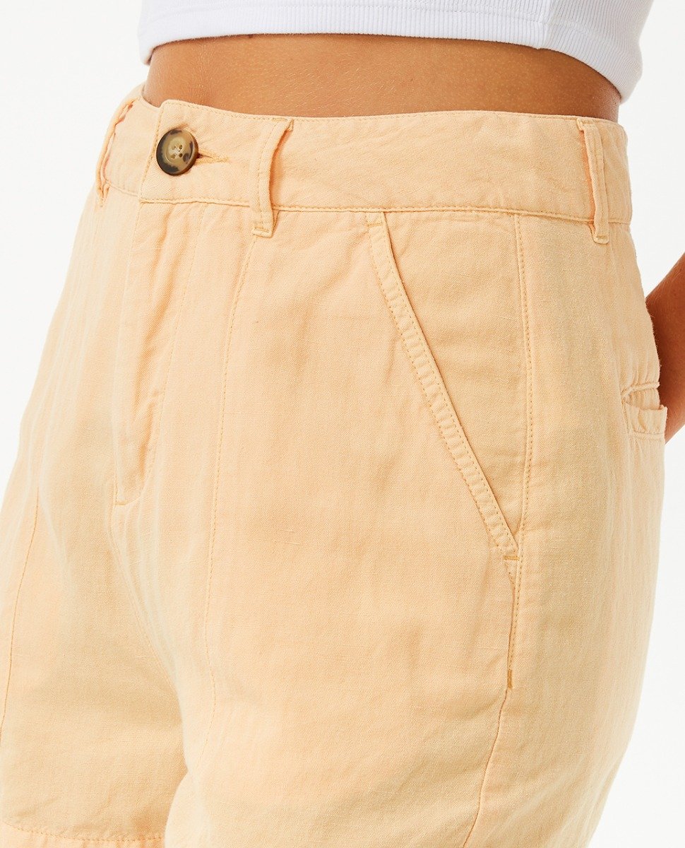 Rip Curl Premium Linen Women's Shorts - Light Orange