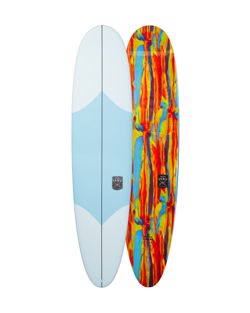 Ocean and Earth The General Epoxy Soft 8'0" Longboard - Sky Blue - Full View