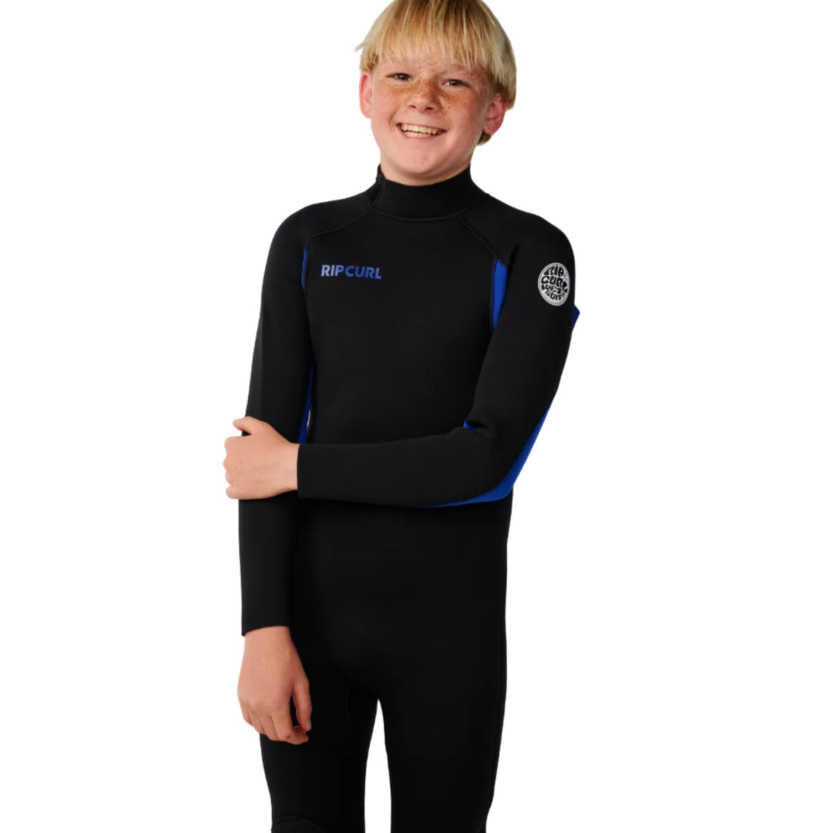 Rip Curl Boys Trad Back Zip 5/4mm Winter Wetsuit 2026 - Blue