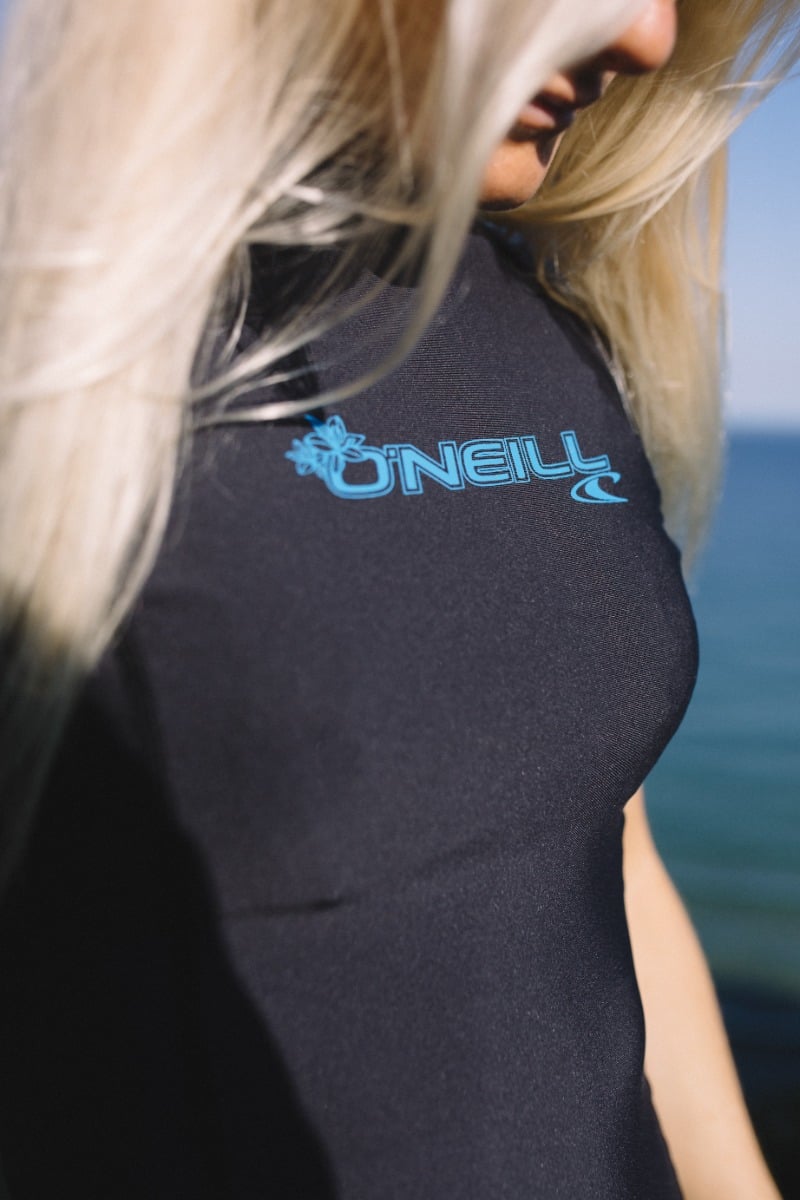 O'Neill Women's Basic Skins Rash Guard - Black