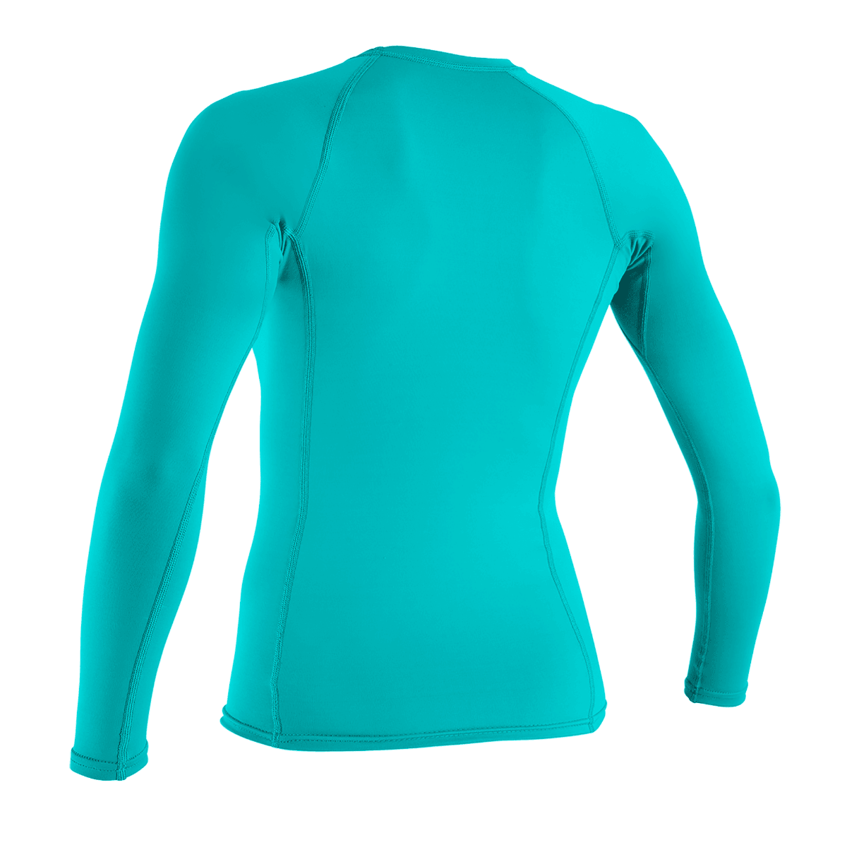 O'Neill Womens Basic Skins Long Sleeve Rash Guard (Small) SAMPLE - Light Aqua