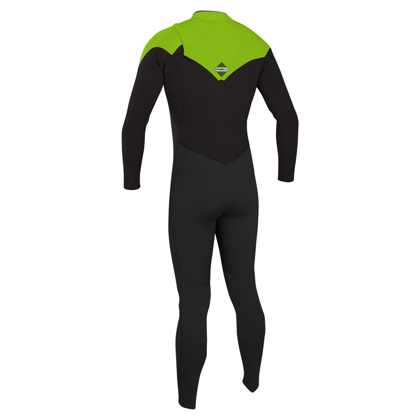 O'Neill Hyperfreak Comp 4/3mm Zipless Wetsuit 2026 - Tempered Steel / Dayglo