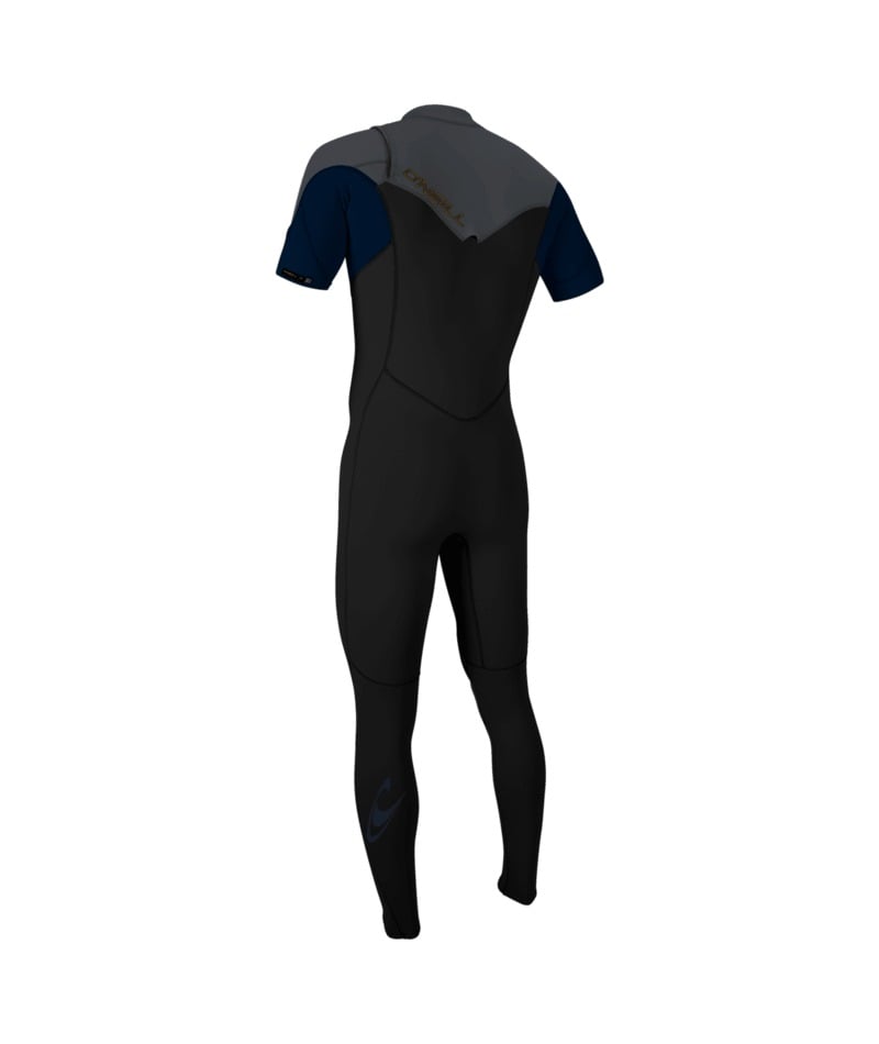 O'Neill Hammer 2mm Chest Zip S/S Wetsuit (Medium) SAMPLE - Black/Abyss/Graphite