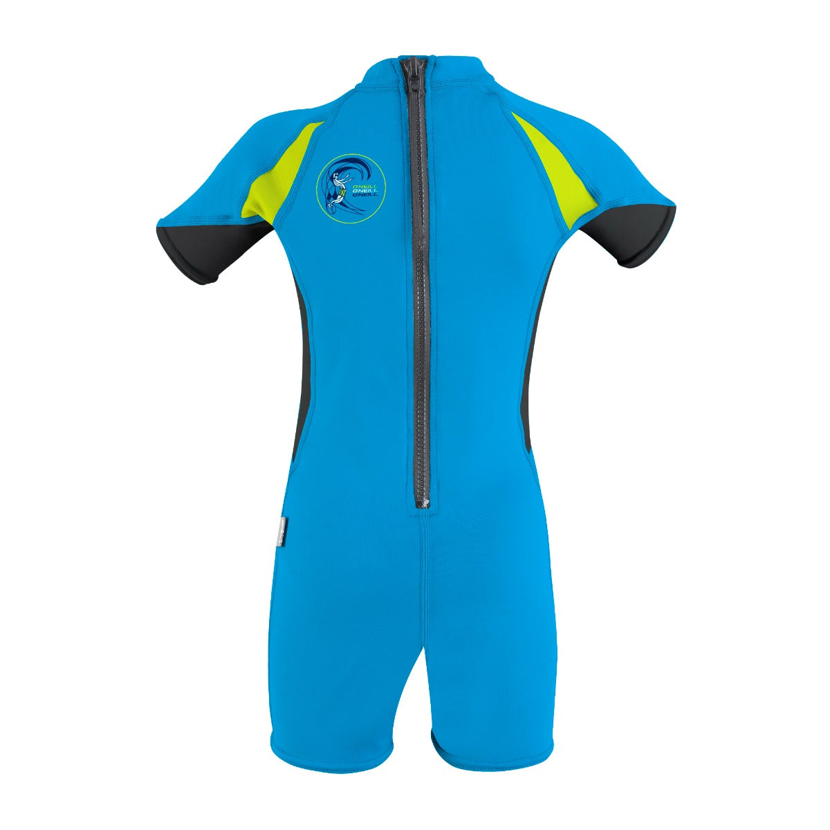 O'Neill O'Zone Toddler Boys UV Sun Suit - Sky/Black/Lime - Back