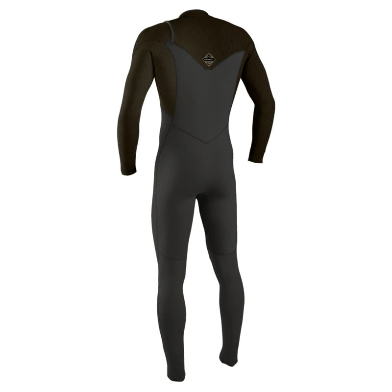 O'Neill Hyperfreak 4/3+mm Chest Zip Wetsuit 2026 - Raven/Army