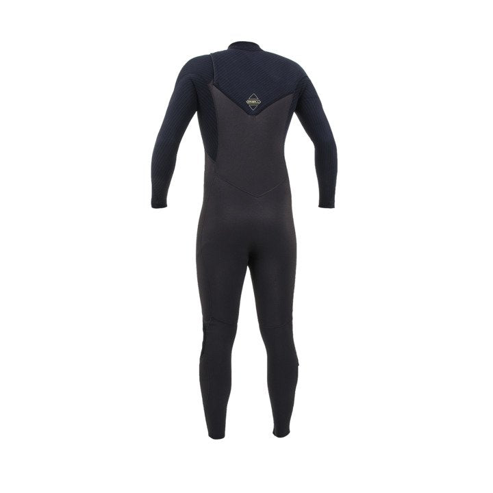 O'Neill Hyperfreak 5/4+mm Chest Zip Men's Wetsuit 2025 - Raven/Black