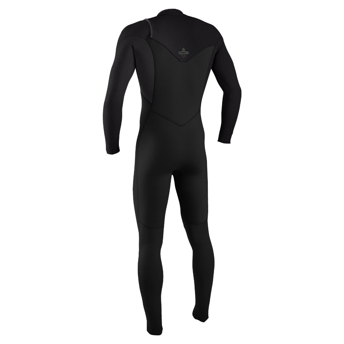 O'Neill Hyperfreak 5/4+mm Chest Zip Winter Wetsuit 2026 - Black/Tempered Steel
