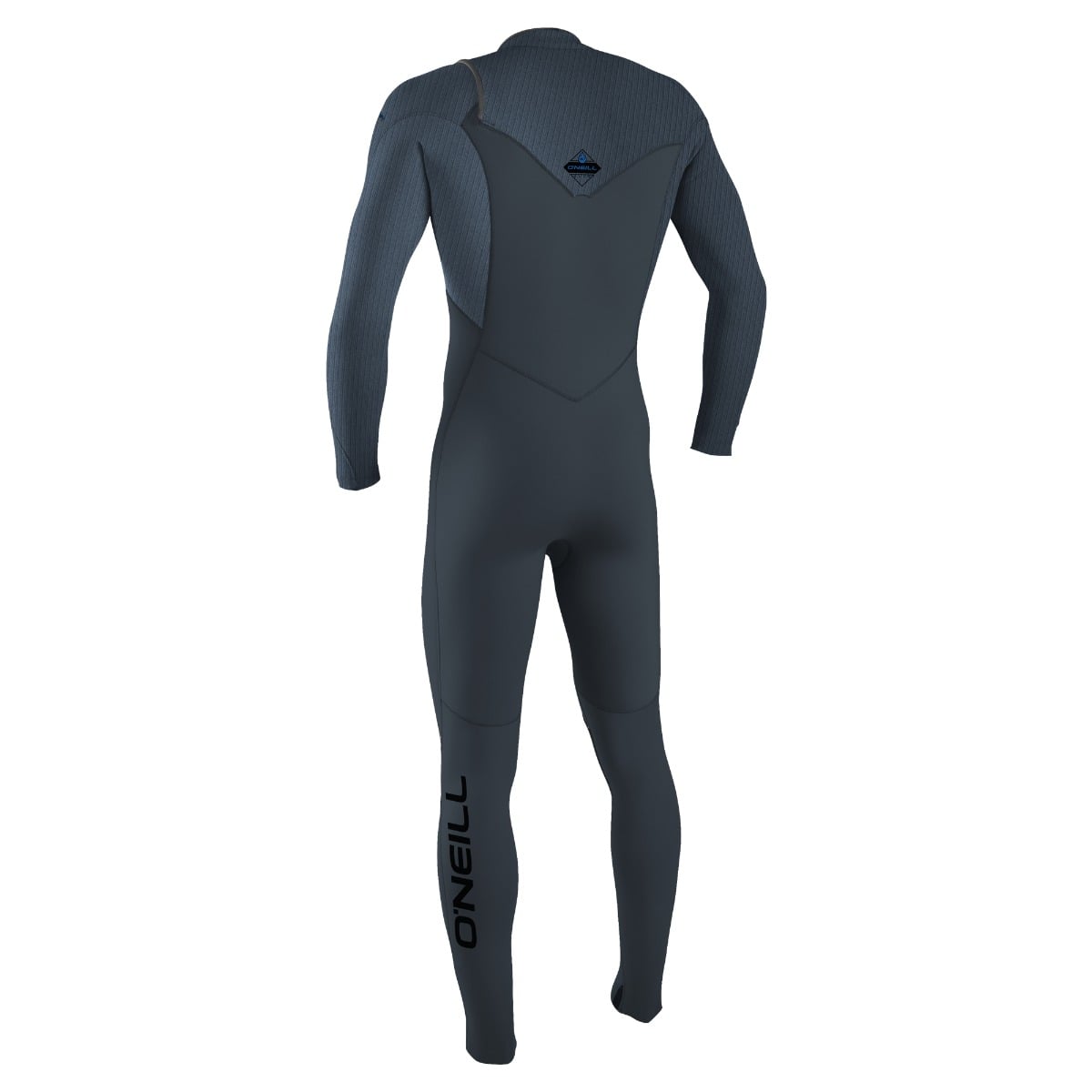 O'Neill Hyperfreak Wind 4/3+mm Mens Chest Zip Wetsuit 2025 - Dark Orion / Copen Blue