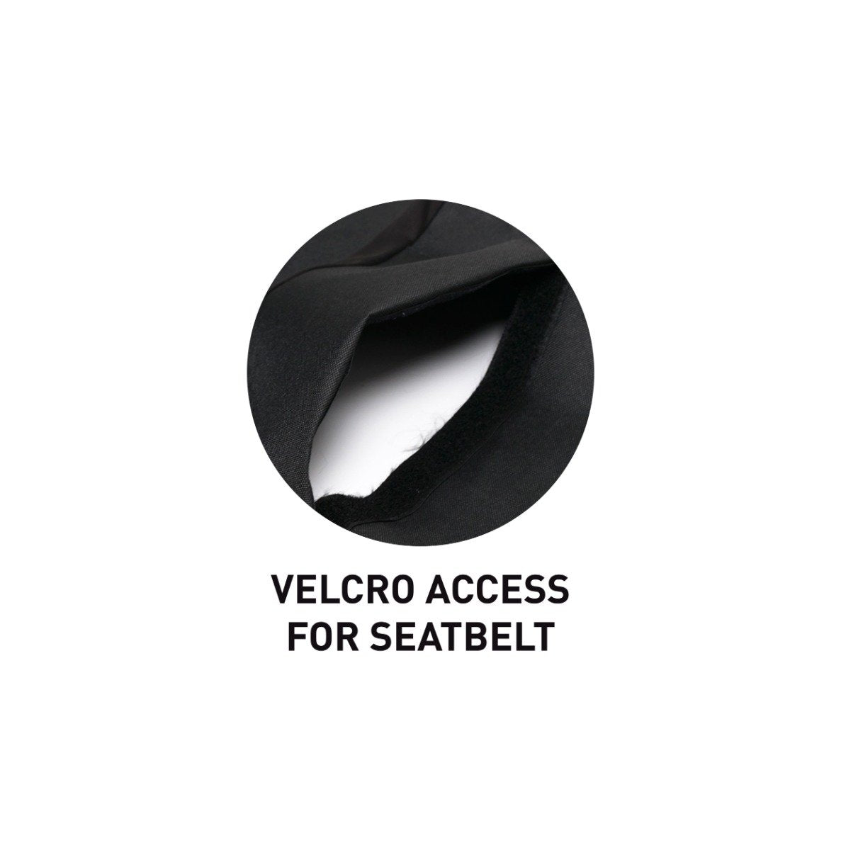 Surflogic Double Waterproof Car Seat Cover - Black - Feature