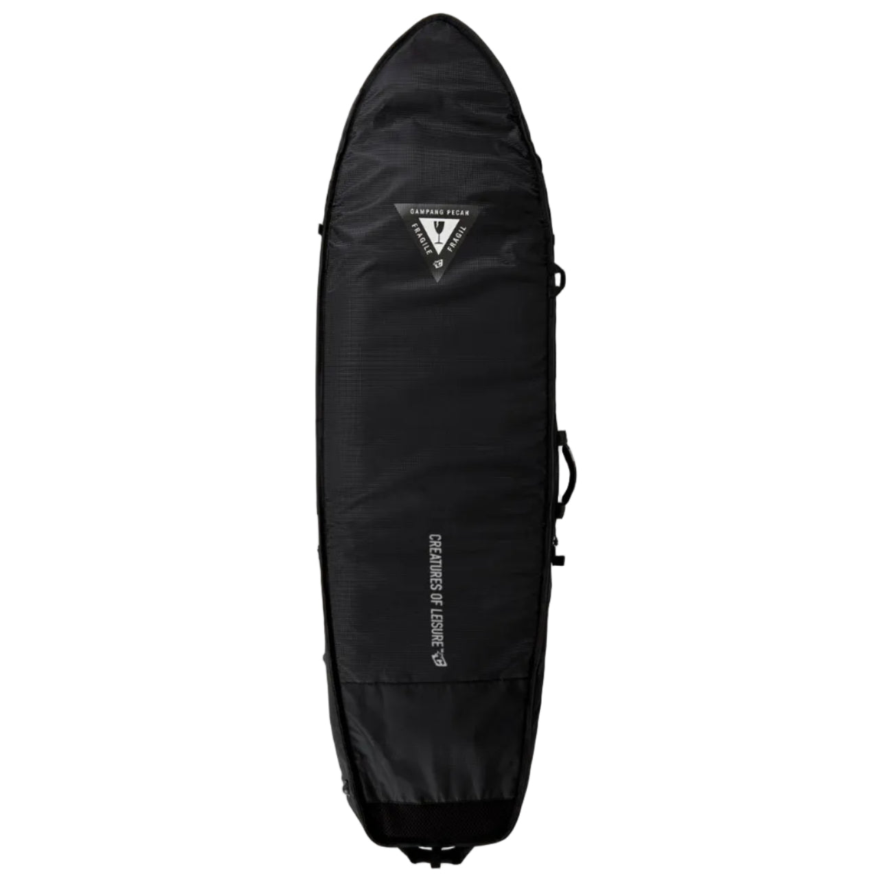 Creatures Of Leisure Fish Triple DT2.0 Board Bag - Black Silver