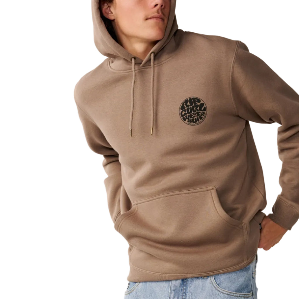 Rip Curl Mens Wetsuit Icon Hoodie - Walnut
