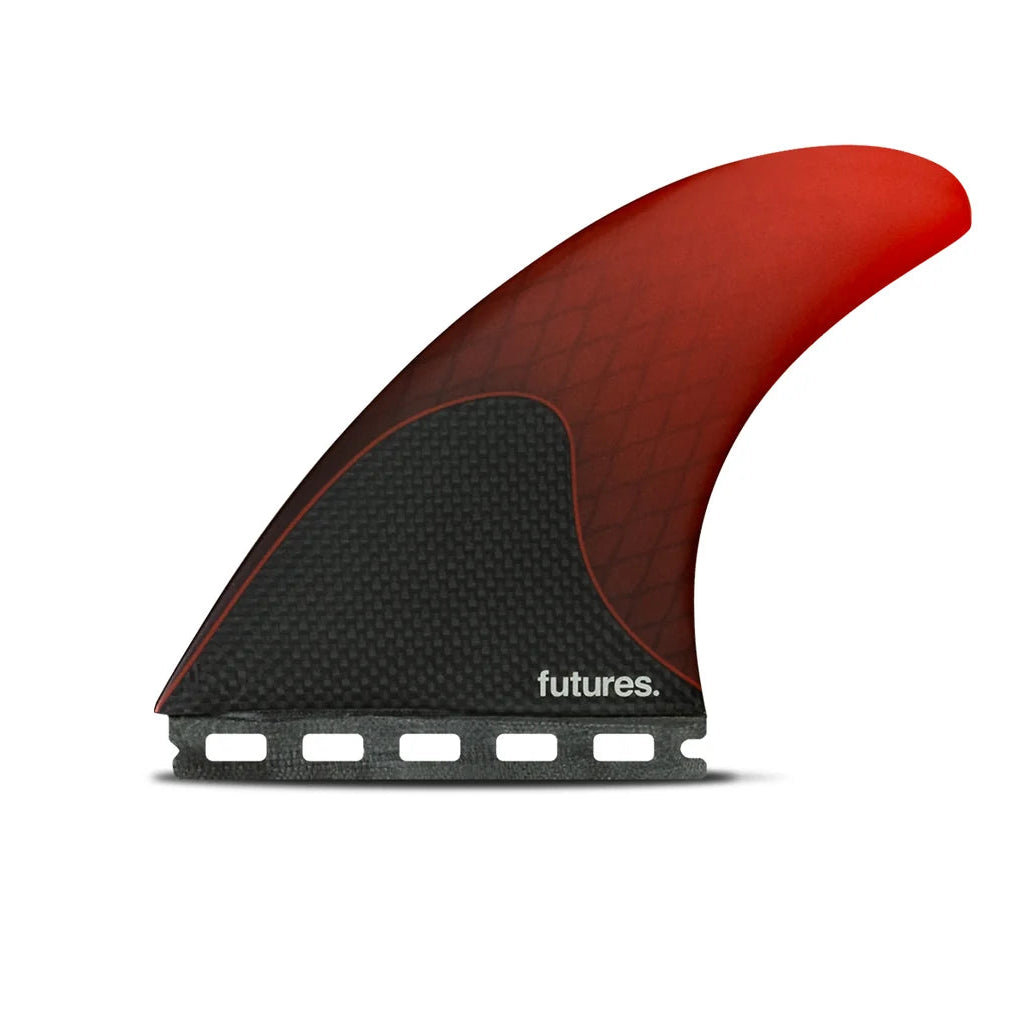 Futures Mayhem 3.0 Large Thruster Fins - Red