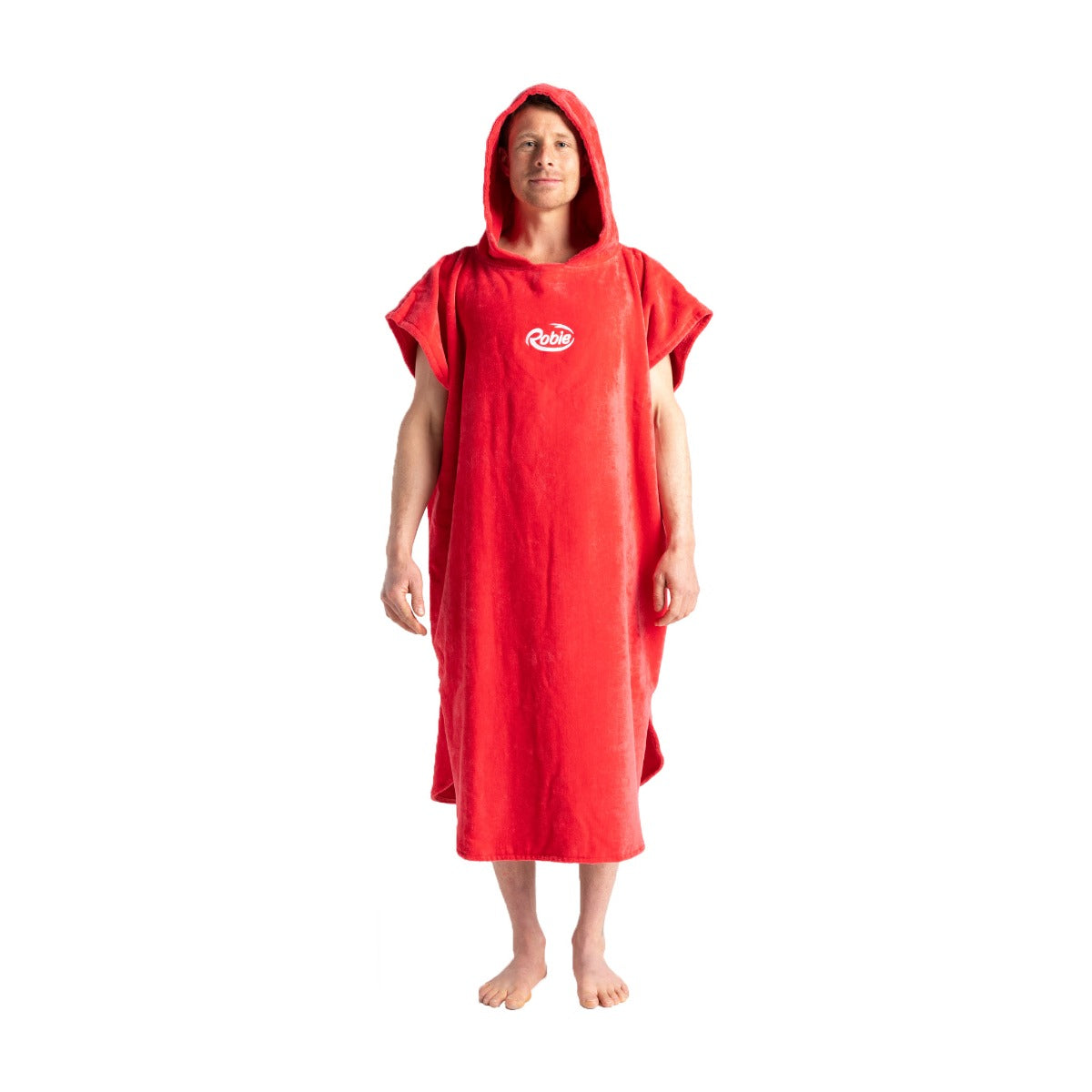 Robie Robes Original Changing Towel in Coral - Full View