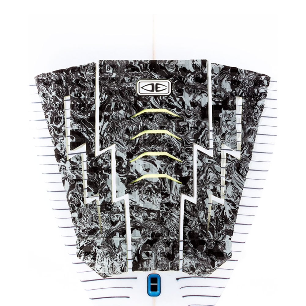 Ocean and Earth Bolt 3 Piece Surfboard Tail Pad Grey Marble - One Size - Front