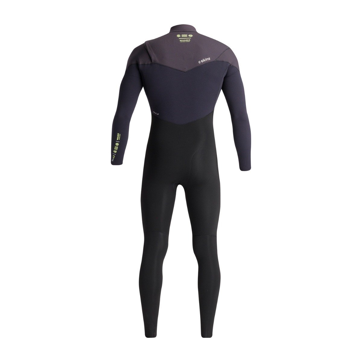 C-Skins NuWave ReWired 4/3mm Men's Chest Zip Wetsuit 2025 - Black/Black X/Meteor X