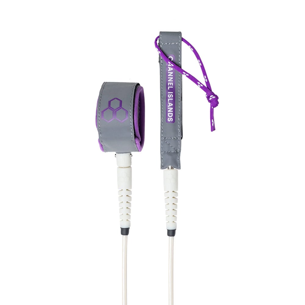 Channel Island Dane Reynolds Comp 6ft Leash in Light Grey