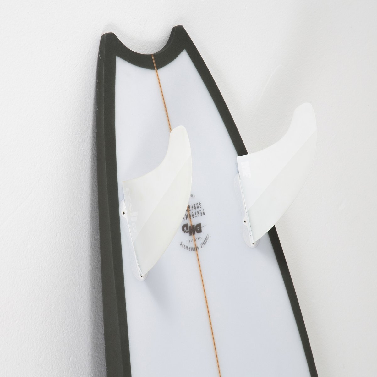 FCS II Mick Fanning Twin + Trailer Fins - White