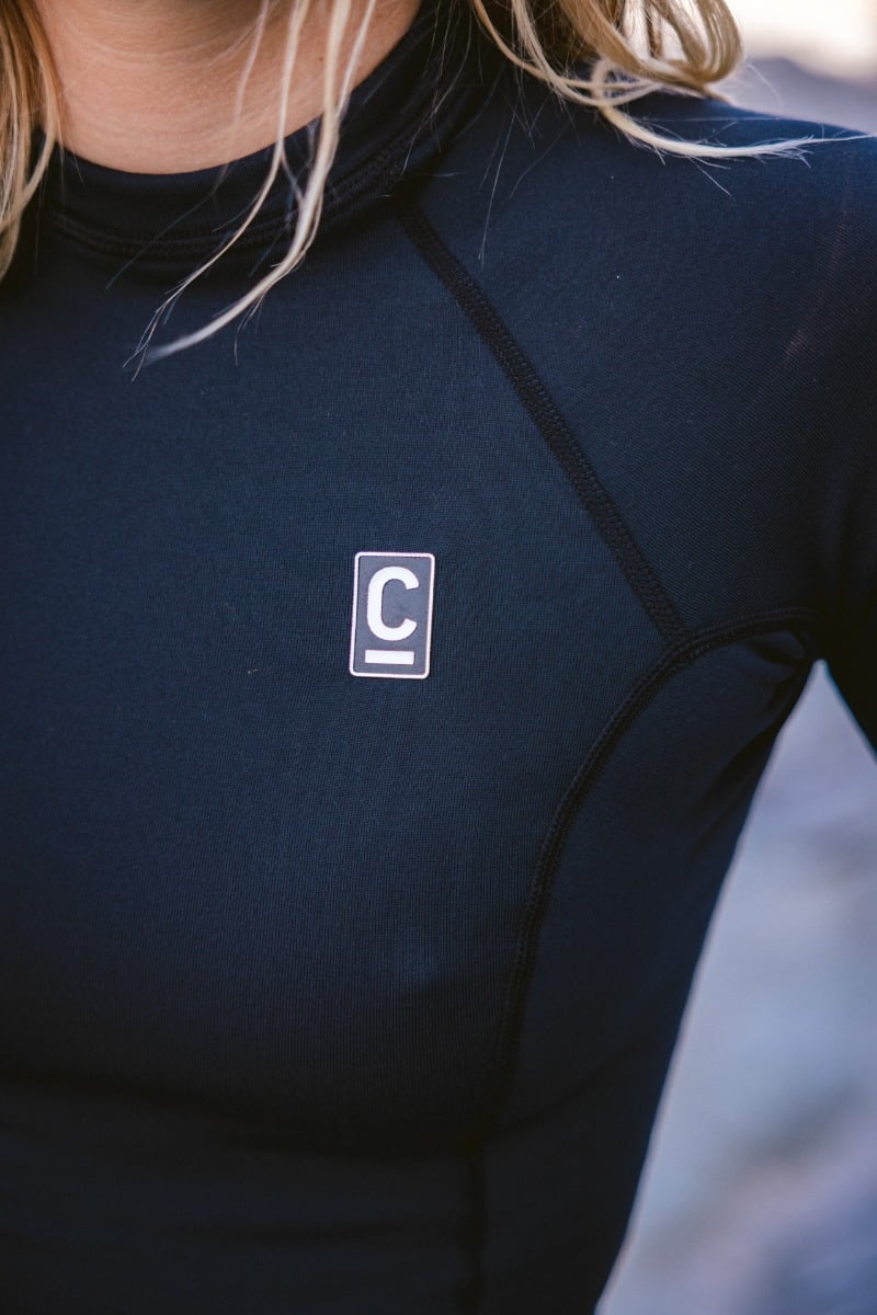 C-Skins HDi Skins Womens LS Vest - Black