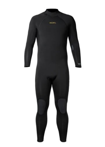 Xcel Comp 5/4mm Mens Back Zip Wetsuit - Black