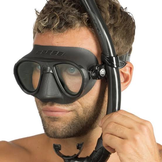 Cressi Calibro + Corsica Snorkeling Combo - Black