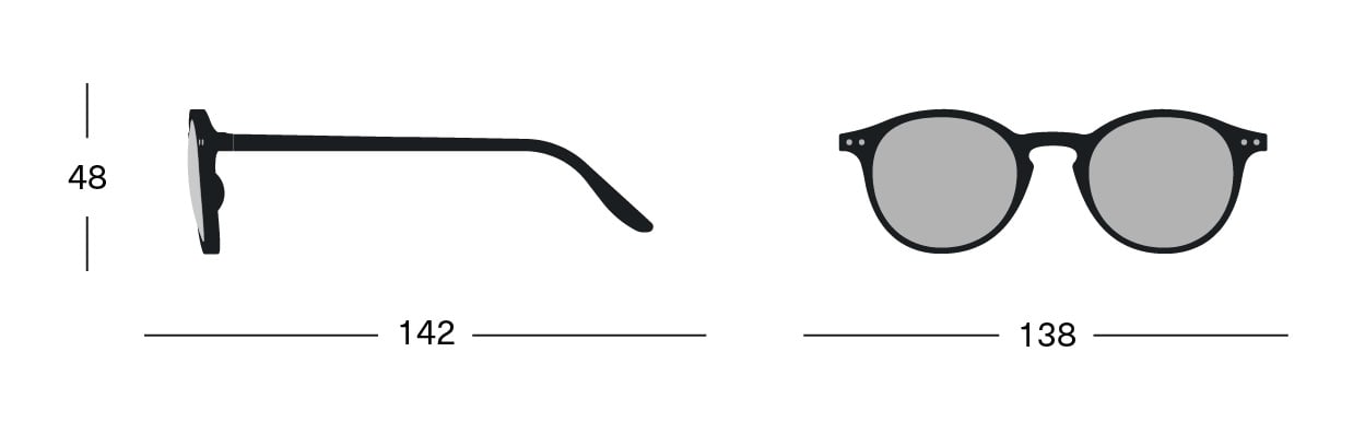 Izipizi #D SUN Unisex Sunglasses - Light Tortoise Polarised