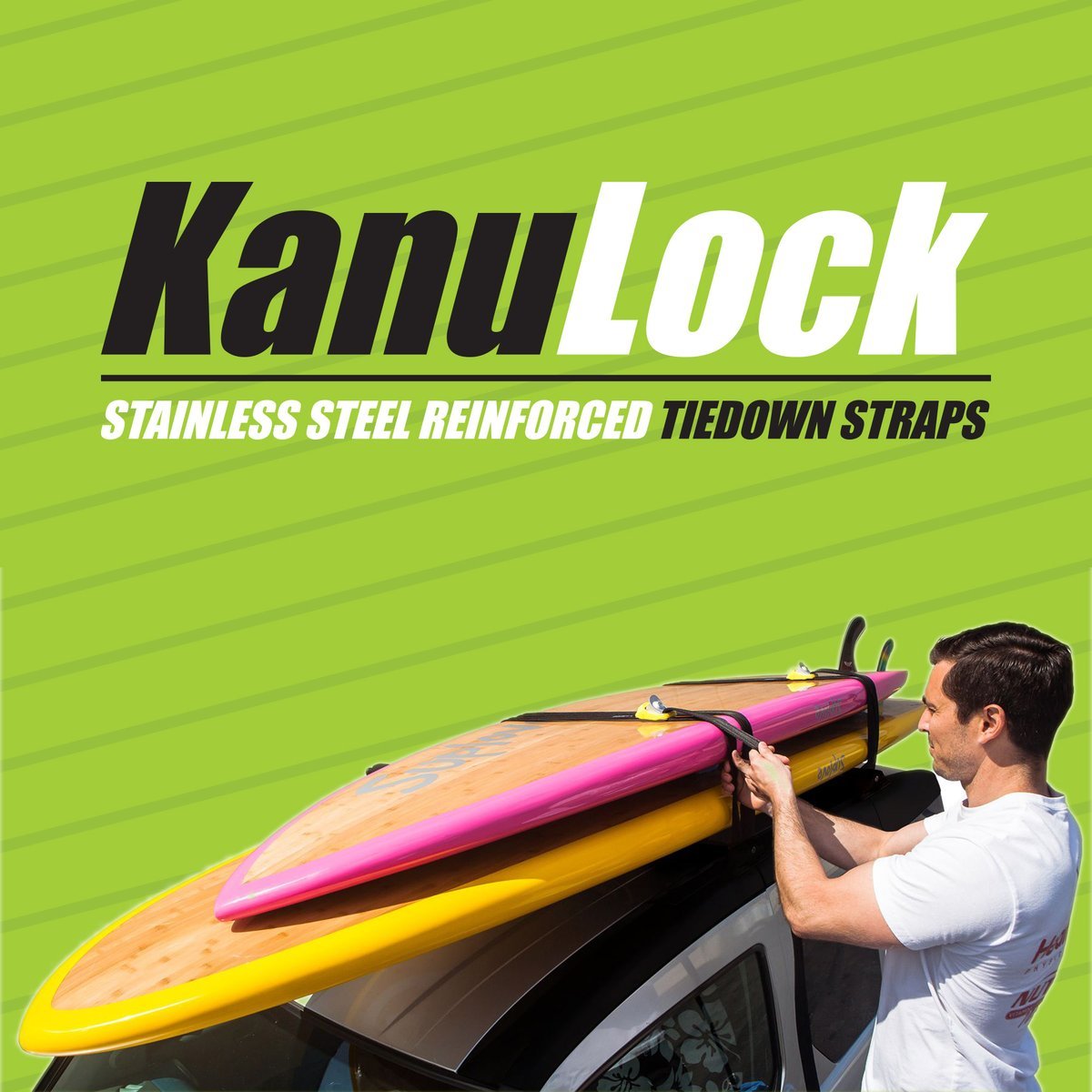 Kanulock 2.5m/8'0 Lockable Tie Downs
