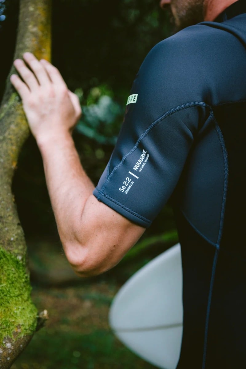 C-Skins NuWave Session Lite 2mm Mens Flatlock Chest Zip Short Arm Wetsuit 2026 - Black / Meteor