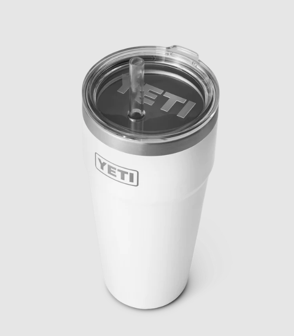 Yeti Rambler® 26 oz Straw Cup - White