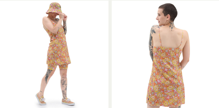 Vans Resort Floral Cami Womens Dress - Sun Baked