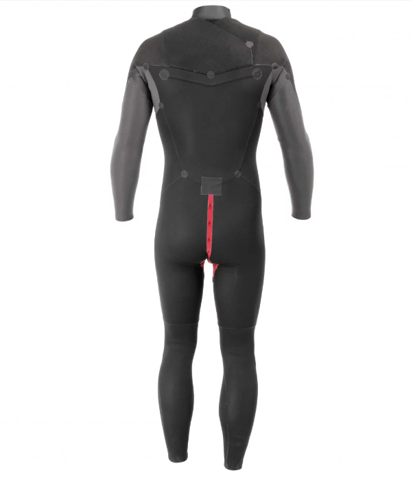 Sooruz Fly+ 5/4mm Mens Chest Zip Winter Wetsuit - Grey
