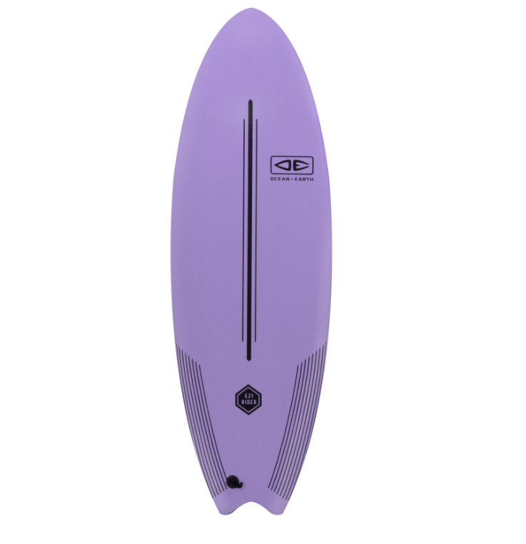 Ocean and Earth Ezi Rider 6ft Softboard - Purple