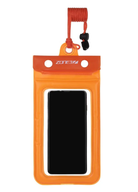ZONE3 Recycled 2 LED Light 28L Dry Bag Buoyᬨ - Hi-Vis Orange