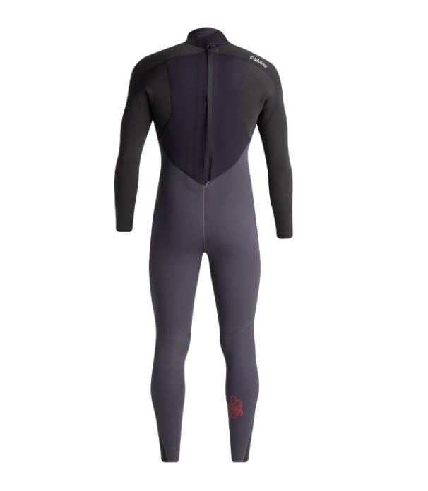 C-Skins NuWave Legend 5/4/3mm Men's Back Zip Wetsuit 2025 - Anthracite / Black / Rust