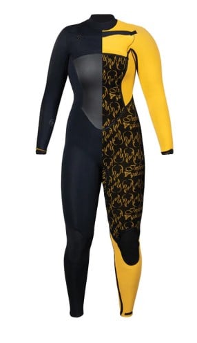 Xcel Drylock 6/5mm Women's Hooded Chest Zip Winter Wetsuit - Black