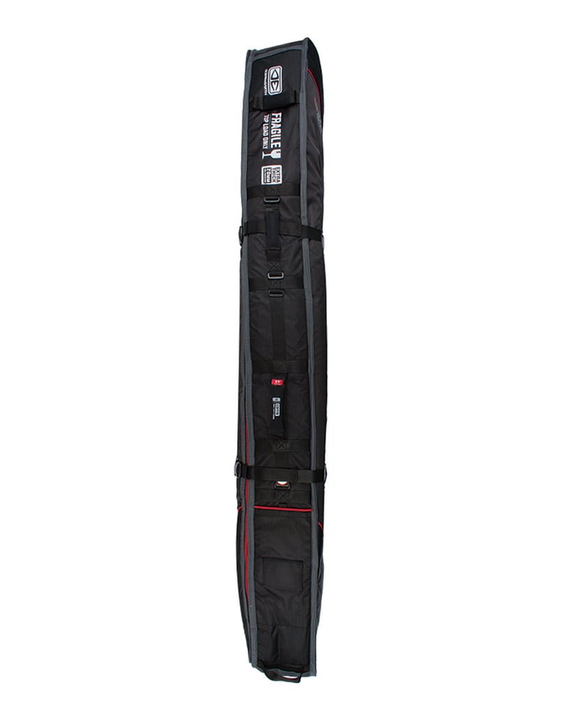 Ocean and Earth Quad Wheel Shortboard Board Cover 2021 - Black - Side View