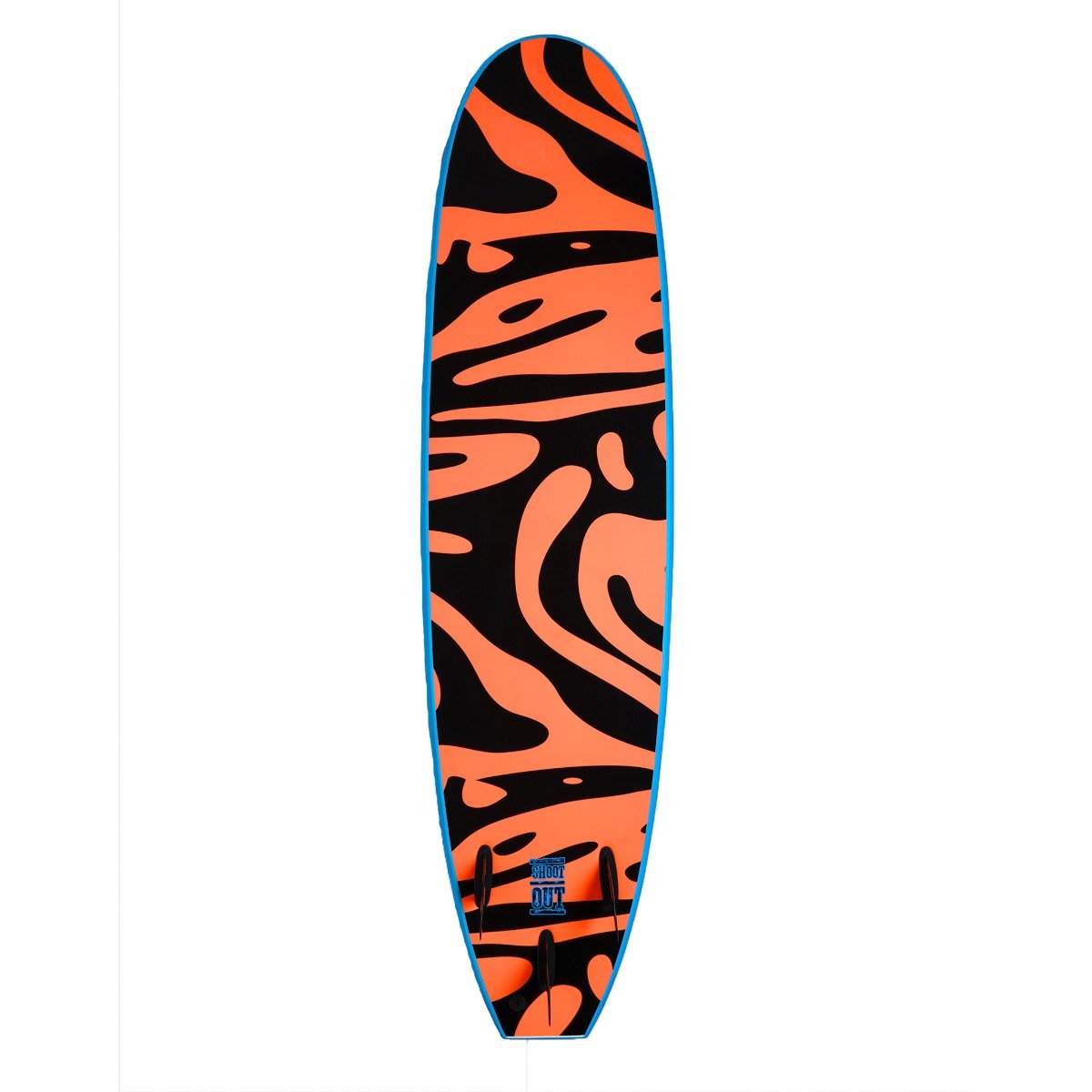Vision VCT Shoot Out 6'0" Softboard - Cyan/Warm Red - Bottom