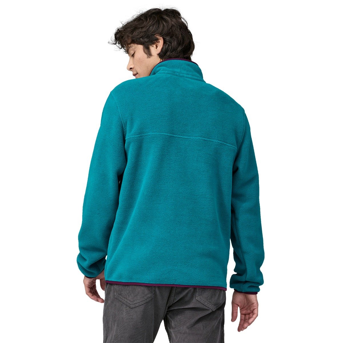 Patagonia Lightweight Synchilla Men's Snap-Tᬨ Fleece Pullover - Belay Blue