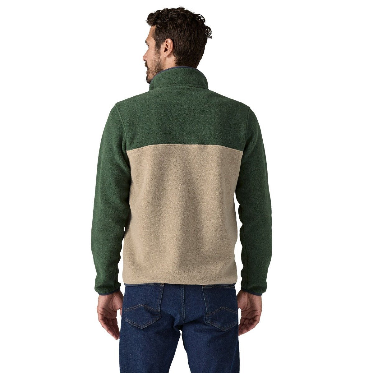 Patagonia Lightweight Synchilla Men's Snap-Tᬨ Fleece Pullover - Seabird Grey