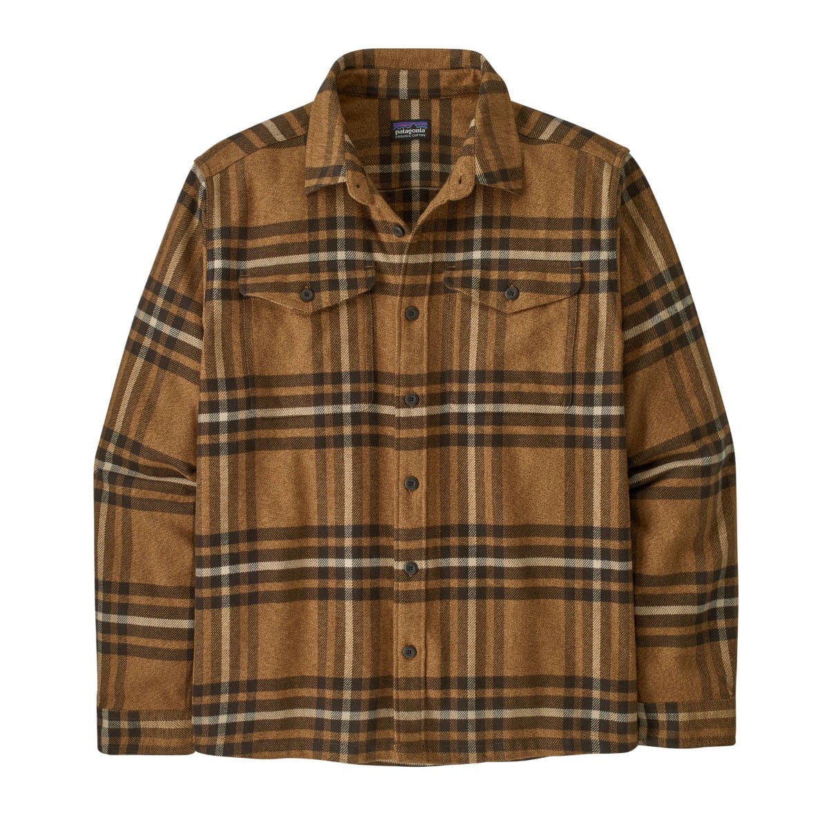 Patagonia Mens Fjord Flannel Shirt - Catch: Deer Brown | Wetsuit