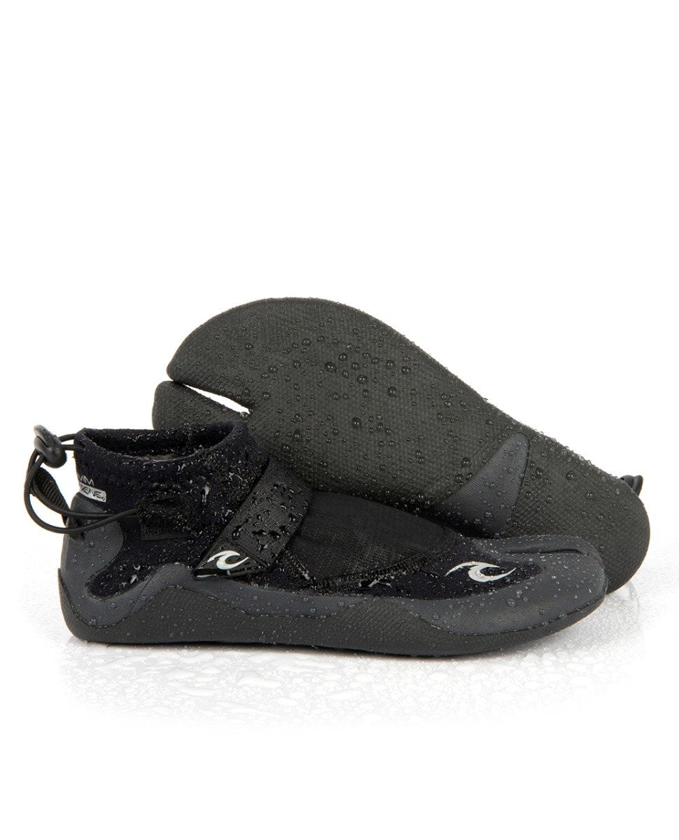 Rip Curl Reefer 1/5mm Split Toe Boot - Black/Charcoal