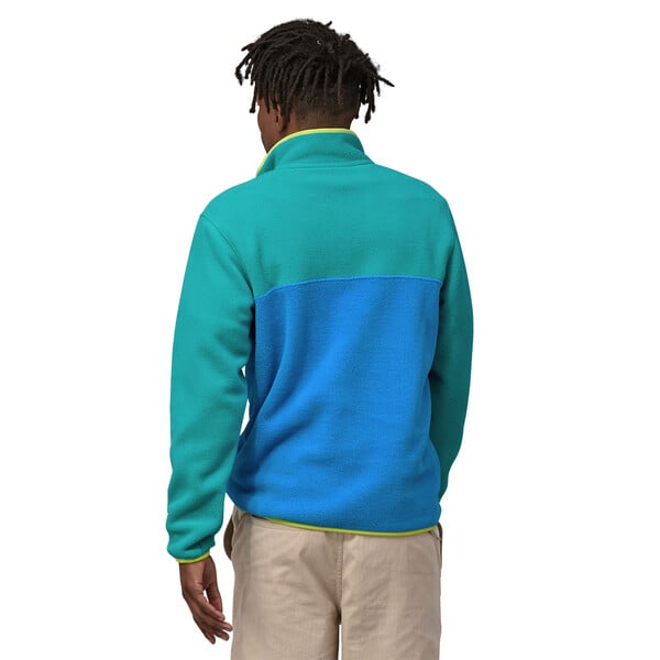 Patagonia Lightweight Synchilla Men's Snap-Tᬨ Fleece Pullover - Vessel Blue
