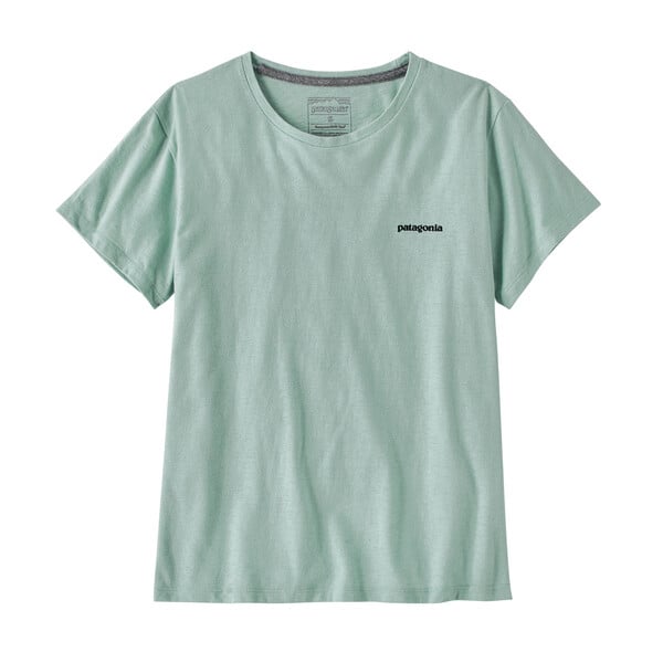 Patagonia P-6 Logo Womens Responsibili-Tee - Wispy Green