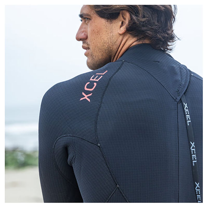 Xcel Infiniti 4/3mm Men's Back Zip Wetsuit - Black