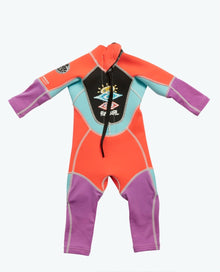 Rip Curl Omega Kids Back Zip Wetsuit - Hot Pink