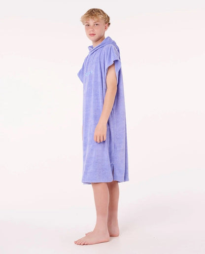 Rip Curl Brand Hooded Towel - Boy - Bright Blue
