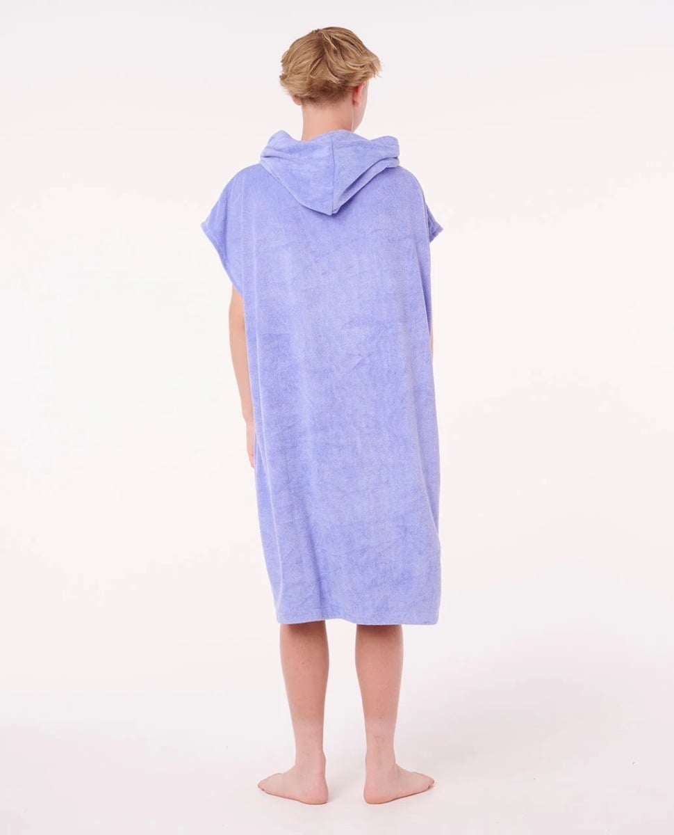 Rip Curl Brand Hooded Towel - Boy - Bright Blue