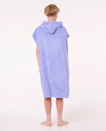 Rip Curl Brand Hooded Towel - Boy - Bright Blue