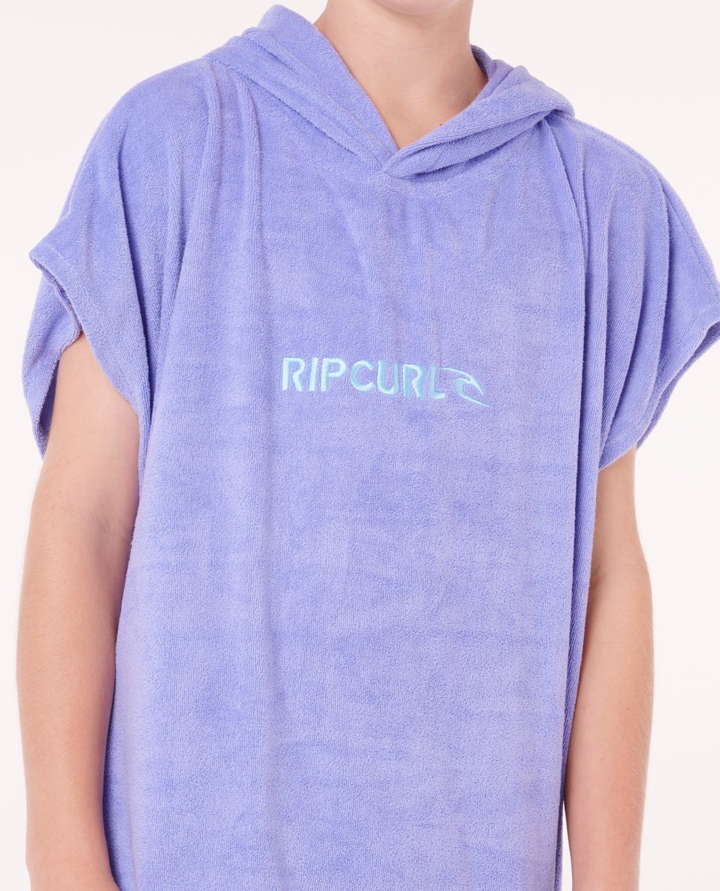 Rip Curl Brand Hooded Towel - Boy - Bright Blue
