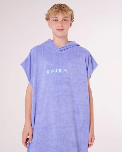 Rip Curl Brand Hooded Towel - Boy - Bright Blue